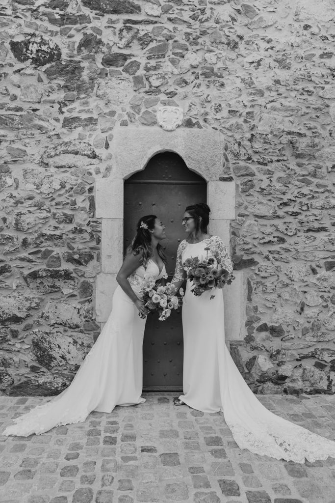 wedding planner brides portrait door